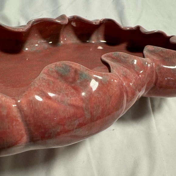 Vintage Mid Century Artistic California #208 Mauve Art Pottery Planter Trinket - Picture 6 of 16